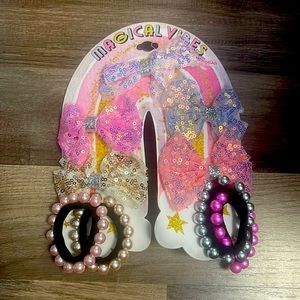 Fancy Hair bows and hair ties